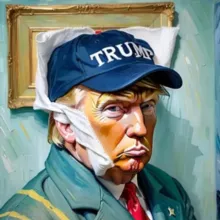 Trump like Van Gogh