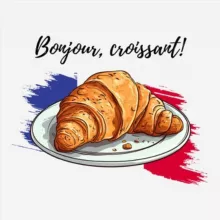 Bonjour, круассан 🇫🇷🥐 Франция