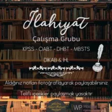 İlahiyat Çalışma Grubu🦋 (DHBT- KPSS - ÖABT - DİKAB - DİYANET)