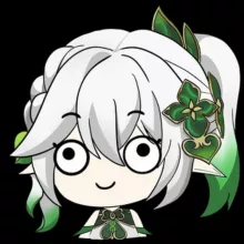 стикеры геншин