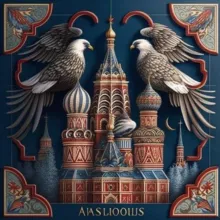 Москва, плитка, два орла
