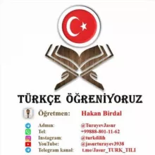 TÜRKÇE ÖĞRENİYORUZ