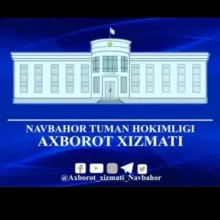 NAVBAHOR TUMAN HOKIMLIGI AXBOROT XIZMATI☘