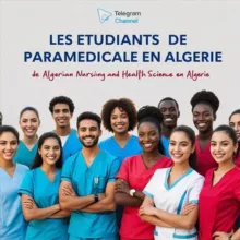 Les étudiants de Paramédical en Algérie