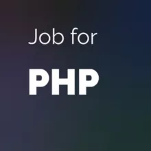 Job for PHP