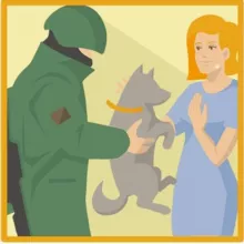 Помощь животным мобилизованных