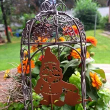 Gartenzwerg und Tempelwerk