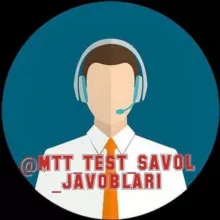 🇺🇿MTT TEST SAVOL JAVOBLARI