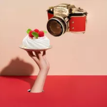 Фотосессия в тарелке