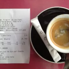 Un Café, l'addition