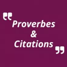 Proverbe Citation