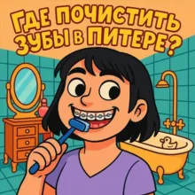 Где почистить зубы в Питере 🪥