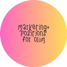 Marketing+ Positions for Olim