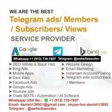 Website/SEO/Google Ads/Crypto Investment Website / Dark Web promotion/Telegram ads