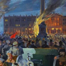 Октябрь горит