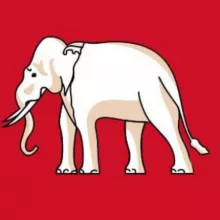 КРАСНО-БЕЛЫЙ СЛОН