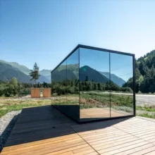 BAUS || жизнь в зазеркалье • зеркальные модульные дома