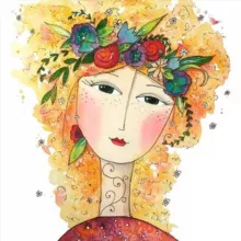 Дарья Пнева. Иллюстрации цветными карандашами, акварелью и пастелью.